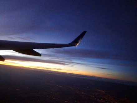 Atardecer rumbo al Sur