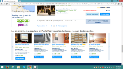 comparativo hoteles madryn