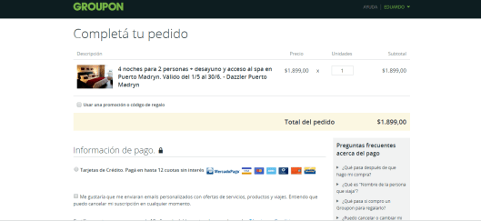 Dazzler compra groupon